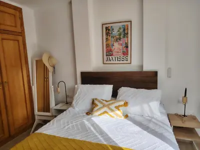 Cama o camas de una habitación en La Casita del Marqués