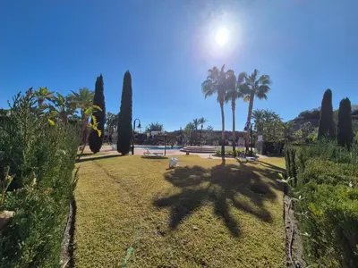 Jardín al aire libre en Dihara