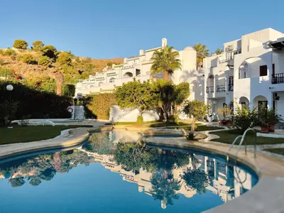 Piscina en o cerca de Precioso apartamento con jardín en Mojacar playa
