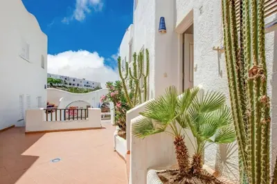 Un balcón o terraza de Cabo de Gata - Apartamento al lado de la playa