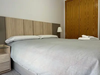 Cama o camas de una habitación en Iberia home beach