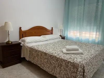 Cama o camas de una habitación en Iberia home beach