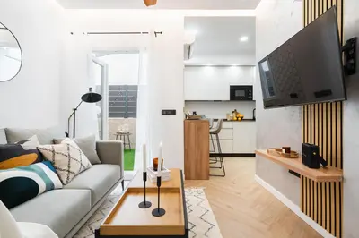Una televisión o centro de entretenimiento en Casa la Almedina