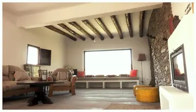 Zona de estar de Country house La Tolona