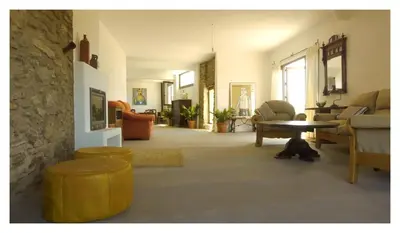 Zona de estar de Country house La Tolona