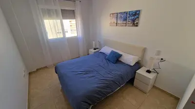 Cama o camas de una habitación en La Colonia Beach House
