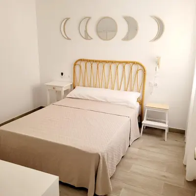 Cama o camas de una habitación en Casa Melilla