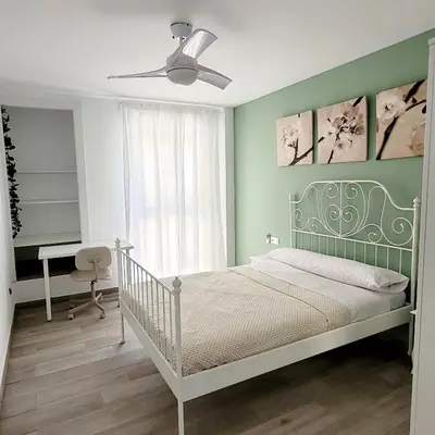 Cama o camas de una habitación en Casa Melilla