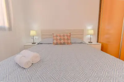 Cama o camas de una habitación en Los Collados con Jardín y Piscina By Aloha Palma