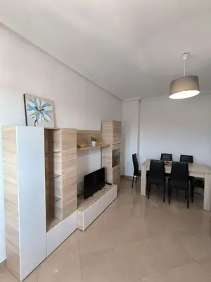 Una televisión o centro de entretenimiento en APARTAMENTO TURISTICO 2ºA CARLOS III - Cerca de la playa