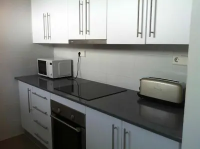 Una cocina o zona de cocina en Bergantin