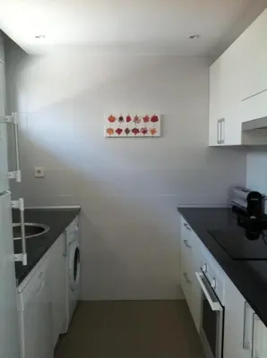 Una cocina o zona de cocina en Bergantin