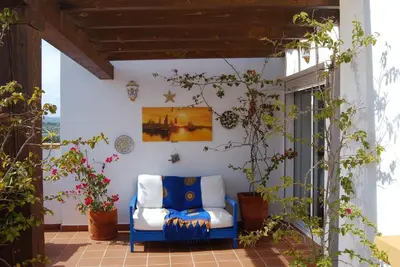 Zona de estar de Ático en Vera Playa