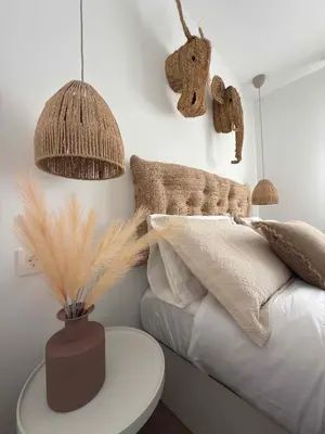 Cama o camas de una habitación en Apartamento La Gata del Cabo