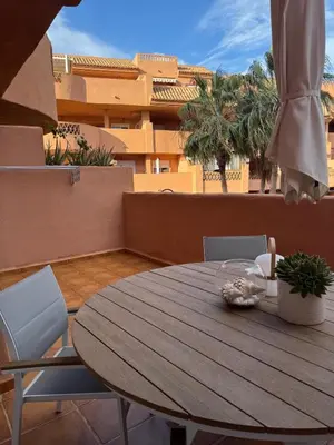 Un balcón o terraza de Apartamento Villas de Almerimar