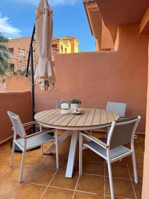 Un balcón o terraza de Apartamento Villas de Almerimar