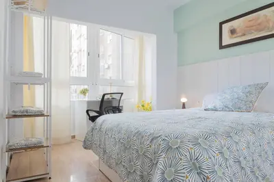 Cama o camas de una habitación en carabineros playa Almería