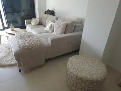 Zona de estar de New appartment with seaview