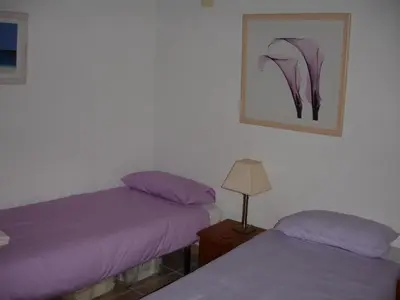 Cama o camas de una habitación en Almond Reef Casa Rural