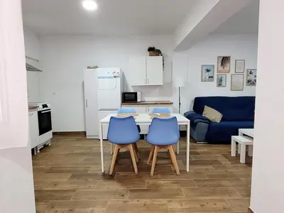 Una cocina o zona de cocina en Apartamento Playa