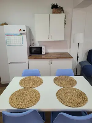 Una cocina o zona de cocina en Apartamento Playa