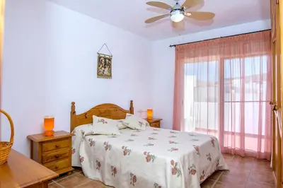 Cama o camas de una habitación en Agua Amarga 2