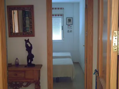 Cama o camas de una habitación en primera linea de playa