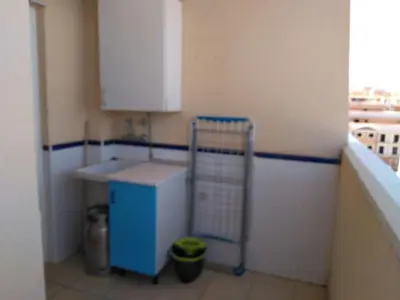 Una cocina o zona de cocina en primera linea de playa
