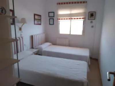 Cama o camas de una habitación en primera linea de playa
