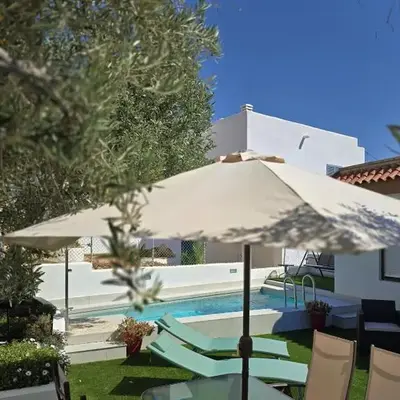 Anzuelo - Apartamento con piscina privada y jardín cerca de la playa aire acondicionado