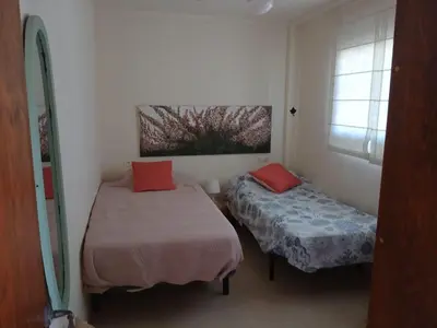 Cama o camas de una habitación en La Traiña