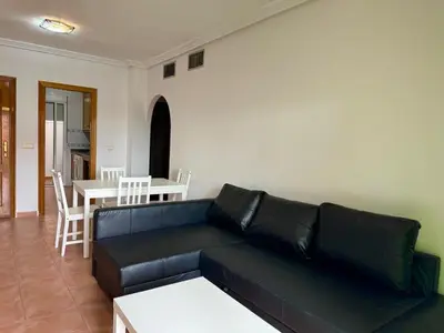 Zona de estar de Apartamento 22 Mojácar Solárium vista al Mar