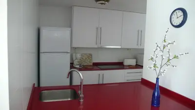 Una cocina o zona de cocina en Bergantin