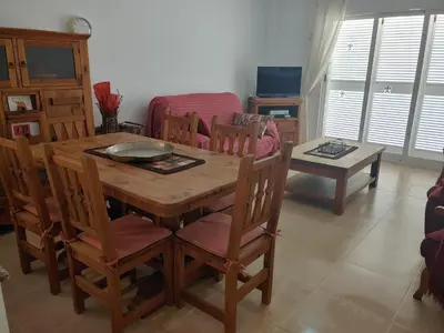 Una televisión o centro de entretenimiento en Amazing apartment in Mojacar