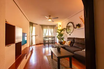 Zona de estar de Estupendo apartamento en el Centro - By Aloha Palma