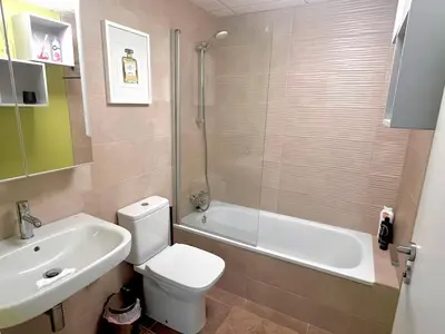 Un baño de New Penthouse Beach Apartment Mojacar Playa