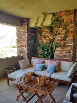 Zona de estar de Valle del Este Golf vivienda vistas a campo de Golf