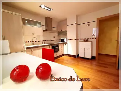 Una cocina o zona de cocina en ETNICO DE LUXE wifi y aparcamiento gratis
