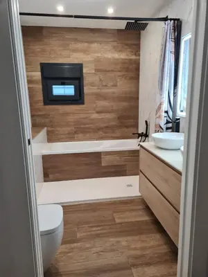 Un baño de Villa Ainara Aguadulce