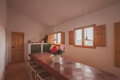 Plano de Cortijo Banana, villa rural para grupos grandes y piscina privada entre olivos