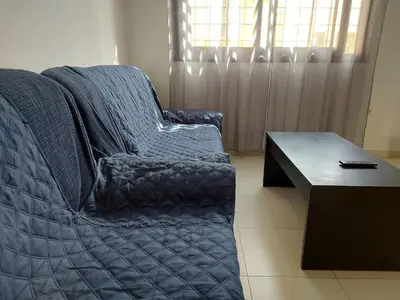 Zona de estar de Apartamento Alborania II con patio gande y aparcamiento, entre el mar y del desierto