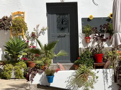 Jardín al aire libre en Casa Giles