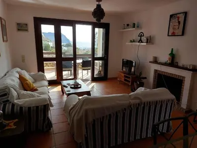 Zona de estar de Casa Mar y Carmen
