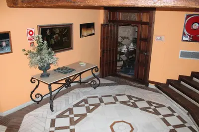 Una televisión o centro de entretenimiento en Hospederia del Zenete