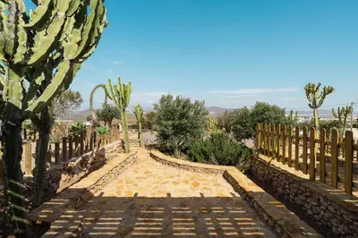 Jardín al aire libre en Luna Moruna