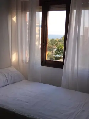 Cama o camas de una habitación en Apartamento 2 hab en Aguadulce playa