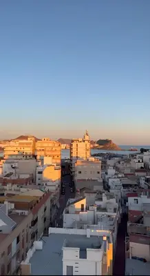Vista general de Águilas o vista desde el apartamento