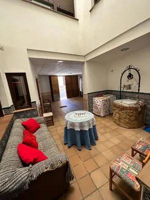 Zona de estar de La gran casa de Felipe y Paquita