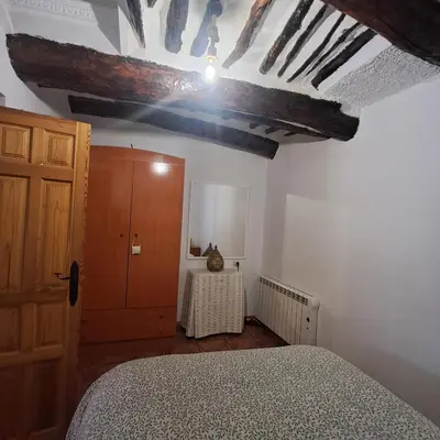 Cama o camas de una habitación en La Casilla de la Fuente