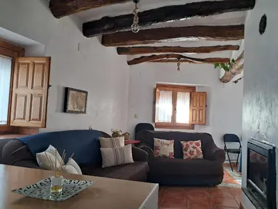 Zona de estar de La Casilla de la Fuente